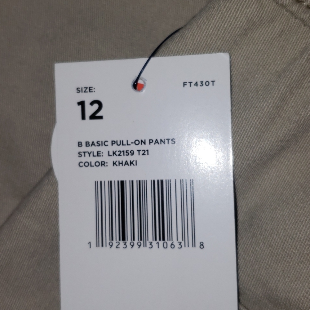 Khaki, basic pull-on pants. - Picture 5 of 5